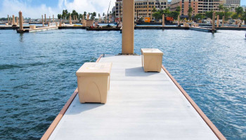 Palm Harbor Marina full length extra wide finger piers in South Florida