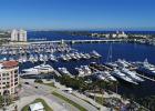 Hotel view of Palm Harbor Marina in South Florida